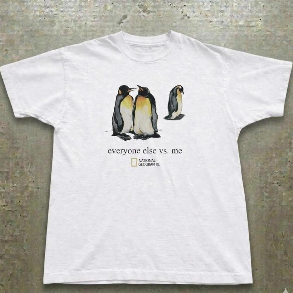 National Geographic White Penguin Tee